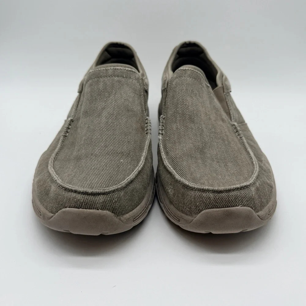 Skechers Shoes Men's Size 13 Beige Relaxed Fit Air-Cooled Memory Foam